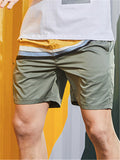 Mens Loose Casual Outdoor Beach Knee Shorts