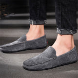 Breathable Slip on Casual Leather Loafers for Men