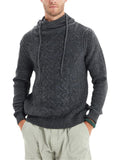 Slim Fit Long Sleeve Half Turtleneck Knitwear Men's Sweater