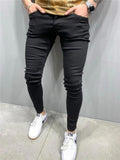 Classic Solid Color Skinny Wash Jean