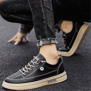 Casual Non Ship Soft Stitching Lace Up Shoes