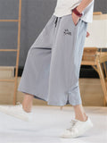 Casual Hip Hop Knit Linen Workout Harem Pants