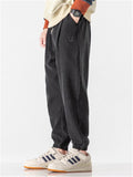 Fashion Loose Straight Cropped Cargo Trousers