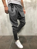 Elastic Waist Heron Ankle Pants For Men