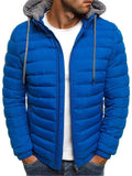 Casual Cozy Thickened Zipper-Up Cotton-Padded Hooded Coat