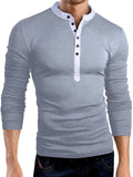 New Autumn V Neck Fit Pullover Men Bottoming Shirts