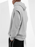 Male Winter Fleece Warm Loose Sports Daily Hoodie