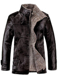 Men's Leather Fur Shearling Jackets Coats