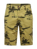 Casual Vacation Print Cargo Beach Knee Shorts