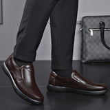 Men's Breathable Decent Casual Cowhide Leather Shoes