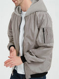 Autumn Simple Waterproof Hooded Jackets for Men