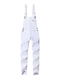 Mens Fashion Denim Overalls Jumpsuits Dungarees Bib