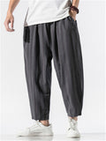 Contrast Color Stripe Casual Baggy Harem Pants