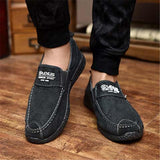 Casual Breathable Canvas Stitching  Deck Shoes