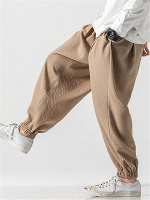 Men's Comfy Loose Linen Harem Pants