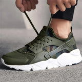 Men Breathable Lace-Up Wide Fit Chunky Sneakers