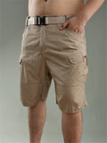 Mens Outdoor Breathable Wearable Tactical Cargo Knee Shorts