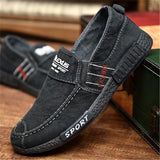 Casual Breathable Canvas Stitching  Deck Shoes