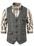 Mens Vintage Temperament Trendy Waistcoat