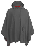 Men's Casual Fashion Comfy Solid Pullover Hooded Cloak