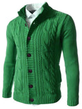 Men's Casual Comfy Daily Wear Button Up Slim Cardigans