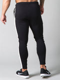 Mens Gym Breahthable Patchwork Running Track Pants