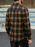 Men's Leisure Plaid Long Shleeved Spring Autumn Shirts