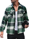 Men's Button Up Classic Plaid Extra Soft Cotton Shirts