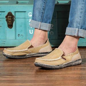 Canvas Comfy Soft Sole Slip On Casual Shoes