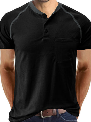 Fashionable Classic Daily Wear Men's Henley Shirts