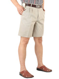 Mens Casual Loose Cotton Cargo Knee Shorts